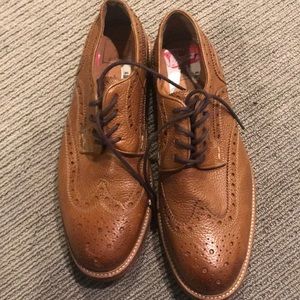 Brown dress shoes worn once size 9